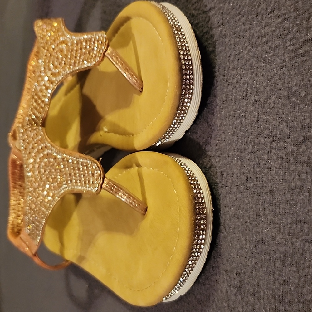 💙BEDAZZLED SANDALS - Picture 3 of 7